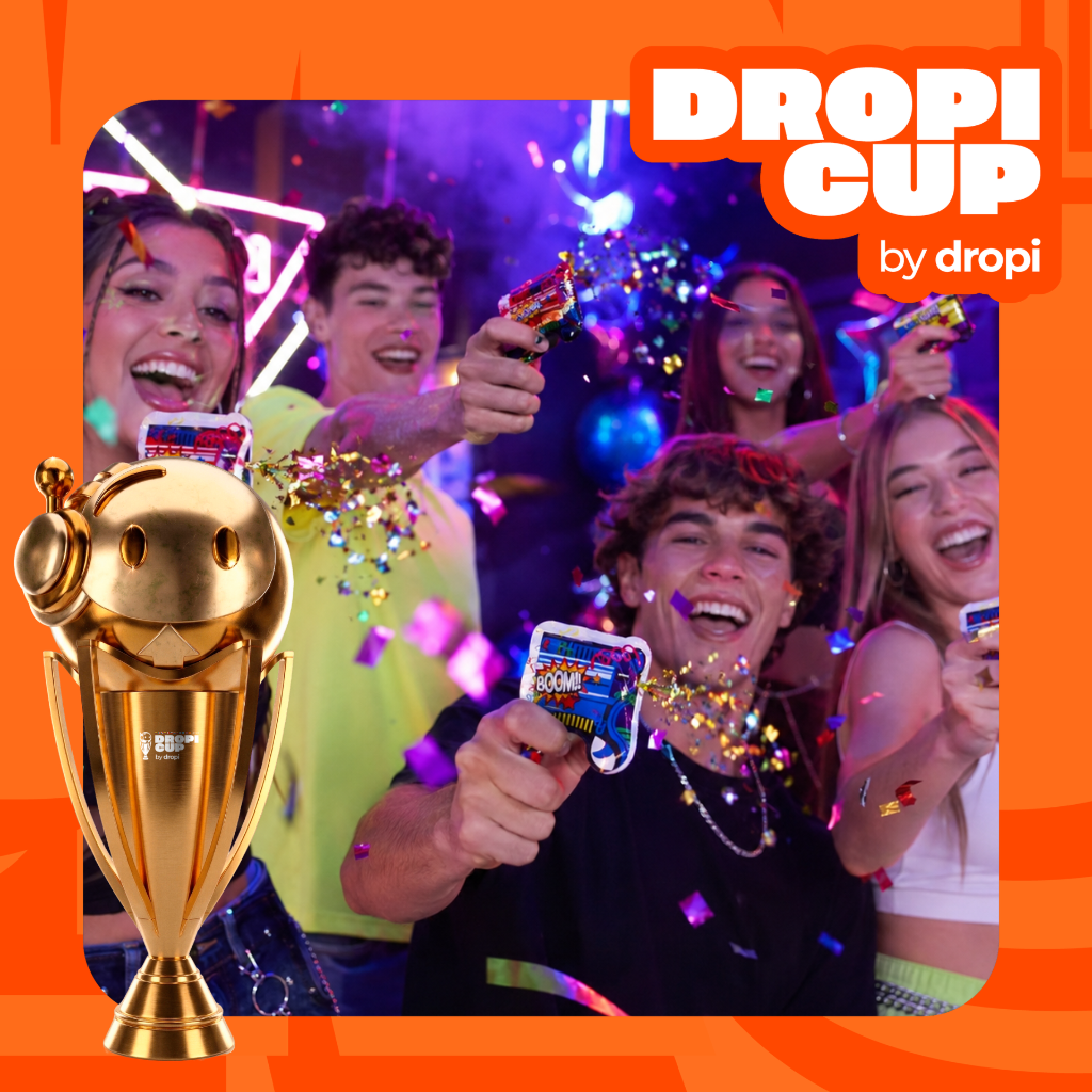 Happy Confetti Blister Fiesta Dropi Cup